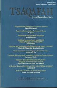 Tsaqafah Jurnal Ilmu Pengetahuan dan Kebudayaan Islam (Vol. 2, Nom. 1)