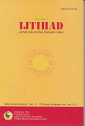 Ijtihad. Jurnal Hukum dan Ekonomi Islam (Volume 4 Nomor 1)